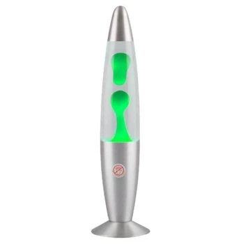 Настільна Лава лампа з воском motion lava lamp 41см без запаху лавалампа Happy Home KM IO3I зелена