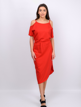Плаття міді жіноче MODAGI A15 S/M Червоне (5904996500504)