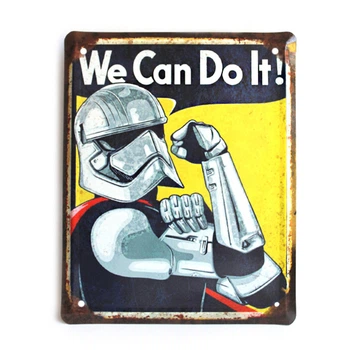 Металлическая табличка «We Can Do It! (штурмовик)»