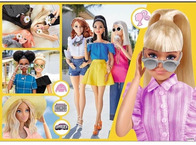 Puzzle Trefl Glitter Brokatowa Barbie 100 elementów (5900511148305)