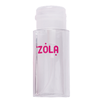 Ємність пластикова для рідини з прозорою помпою-дозатором Zola