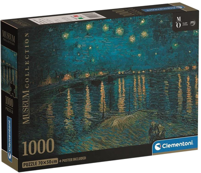 Puzzle Clementoni Compact Orsay Van Gogh 1000 elementów (8005125397891)