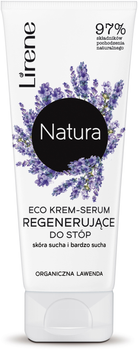Krem do stóp Lirene Natura Levander Regenerating Foot Cream- Serum 75 ml (5900717850910)