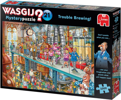 Puzzle Jumbo Wasgij Mystery Wycieczka po fabryce 1000 elementów (8710126250068)