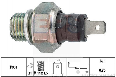 Датчик давления масла EPS 1800000 Volkswagen LT; Fiat Tipo, Panda, Ducato; Seat Ibiza 60593847, 60805536, 60807764