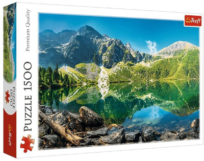 Puzzle Trefl Jezioro Morskie Oko Tatry Polska 1500 elementów (5900511261677)