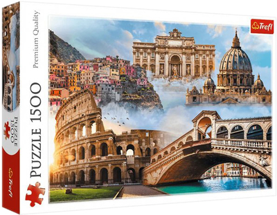 Puzzle Trefl Ulubione miejsca Włochy 1500 elementów (5900511262032)