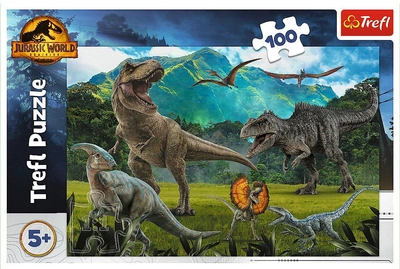 Пазл Trefl Динозаври з Парку Юрського періоду 200 елементів (5900511132878)