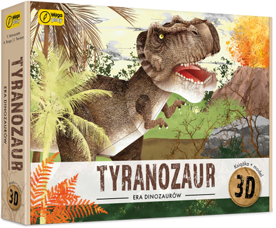 3D Puzzle Wilga play Tyranozaur. Książka i puzzle (9788328098626)