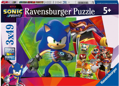 Пазл Ravensburger Sonic Prime 147 елементів (4005556056958)