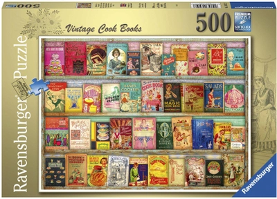 Puzzle Ravensburger Książki Vintage 500 elementów (4005556164127)