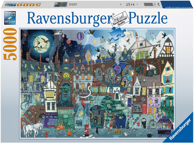 Puzzle Ravensburger Wiktoriańska ulica 5000 elementów (4005556173990)