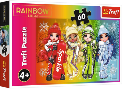 Puzzle Trefl Rainbow high - Radosne lalki 60 elementów (5900511173802)