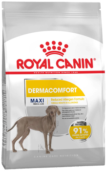 Sucha karma Royal Canin Maxi Dermacomfort dla psów dużych ras z podrażnieniami skóry powyżej 15 miesiąca życia 3 kg (3182550773850)