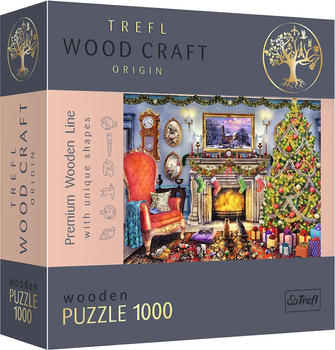 Puzzle drewniane Trefl Przy kominku 1000 elementów (5900511201710)