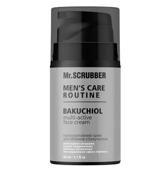Мультиактивный крем для лица с бакучиолом Men’s Care Routine Mr.SCRUBBER
