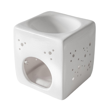 Ароматерапевтичний підсвічник Flagolie Cube White (5907471930452)