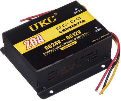 Инвертор (преобразователь напряжения) UKC DC/DC 24v-12v 10A (3396)