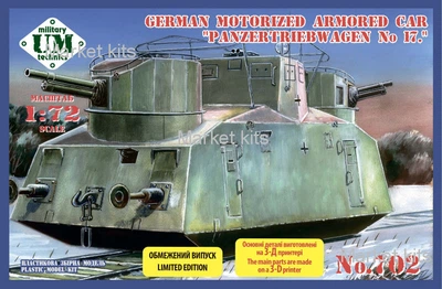 Немецкий мотоброневагон "Panzertribwagen №17" 1:72 UMT (UMT702)