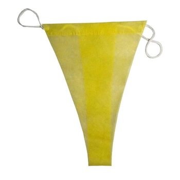 Трусики-стрінги Monaco Style, розмір L/XL, жовті (50 шт.), спанбонд