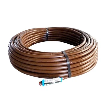 Капельная трубка 16 мм толщина стенки 1,1 мм шаг капельниц 33 см Irritec Tandem Brown бухта 25 м
