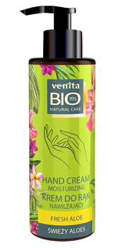 Крем для рук Venita Bio Natural Care зволожуючий алое вера 100 мл (5902101520270)