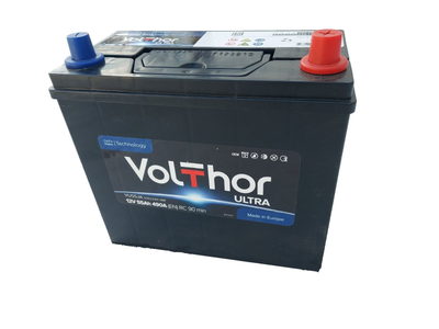 Автомобільний акумулятор Volthor 55 Ah/12V Ultra 490A (0) Asia