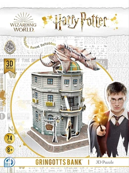 Настольная игра 4d Puzz Банк Гринготс Пазл 3d (Gringotts Bank Set 3d puzzle)