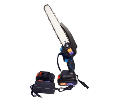 Аккумуляторная Электропила цепная 24V Chain Saw 8" (8488) 2 аккумулятора