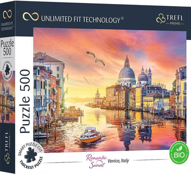 Puzzle Trefl Romantic Sunset Venice Italy 34 x 48 cm 500 elementów (5900511374575)