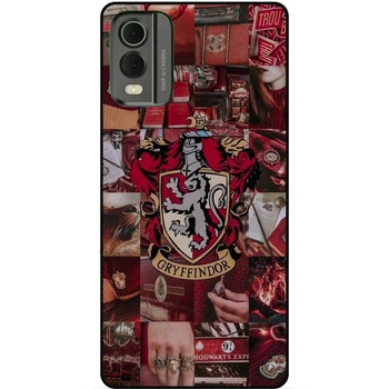 Силиконовый бампер чехол Candy для Nokia C32 с рисунком Гриффиндор Gryffindor Гарри Поттер Harry Potter