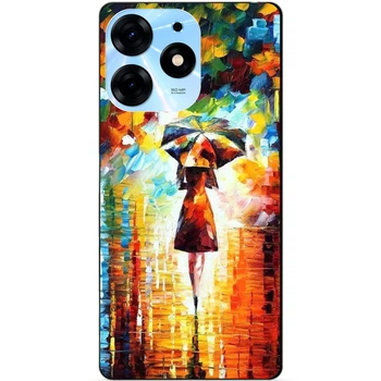 Чехол силиконовый бампер Candy для Infinix Hot 40i (X6528B) с рисунком Прогулка