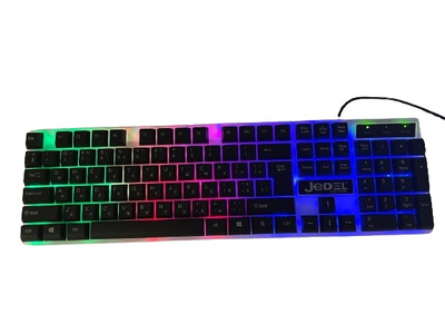 Клавіатура провідна USB з підсвічуванням JEDEL K500 RGB