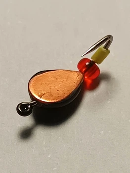Мормишка (Норвегія) ISBJORNEN "BUG" # 2 wt: 0,3 g hook: OWNER медь