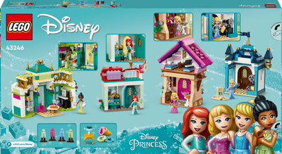 Zestaw klocków Lego Disney Przygoda księżniczki Disneya na targu 817 części (43246)