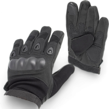 Тактичні рукавички з пальцями 9004_M_Black
