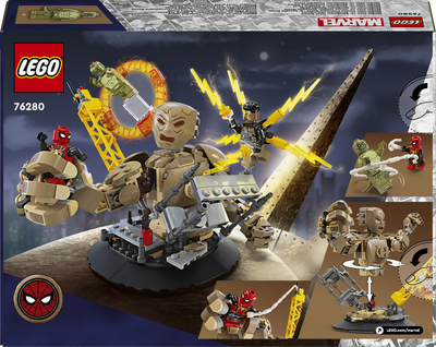 Конструктор LEGO Super Heroes Людина-Павук vs. Піщана людина: Вирішальна битва 347 деталей (76280)