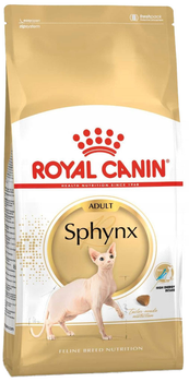 Sucha karma Royal Canin Sphynx Adult dla kotów dorosłych rasy Sfinks 400 g (3182550825948)