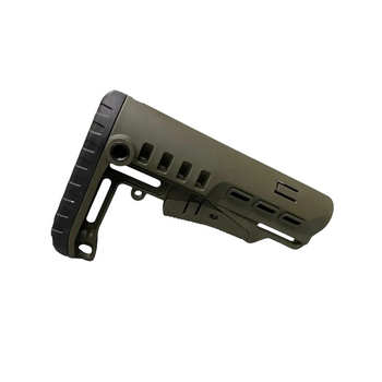 Приклад (база) DLG TBS TACTICAL, PCP, DLG-087, Олива, для гвинтівок з трубкою розміру Mil-Spec