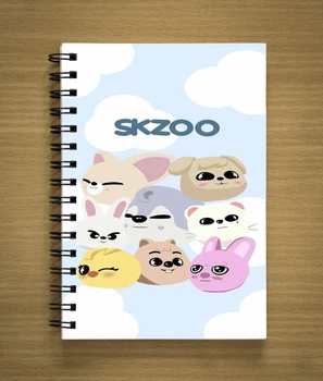 Блокнот Sketchbook Скетчбук с принтом kpop Stray Kids SKZ #01 SKZOO