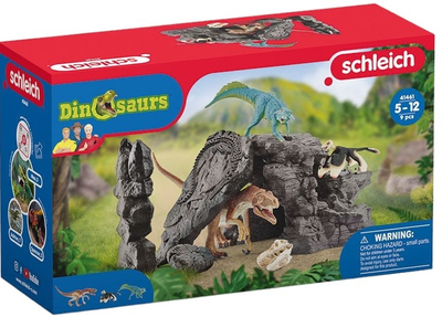 Ігровий набір Schleich Dinosaurs Діно з печерою (4059433574189)
