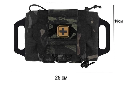 Тактична медична сумка Molle IFAK, аптечка першої допомоги, сумка для екстреного виживання