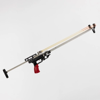 Рогатка для охоты Мощная телескопическая механическая рогатка ружье. Метал (№243)