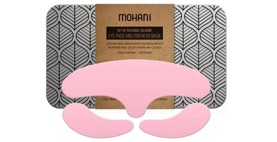 Патчі під очі Mohani багаторазова силіконова маска для обличчя рожеві (5902802721723)