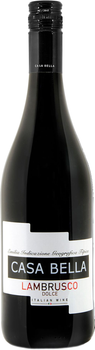 Вино ігристе Casa Bella Lambrusco Rosso Dolce червоне солодке 0.75 л 8% (8005017100110)