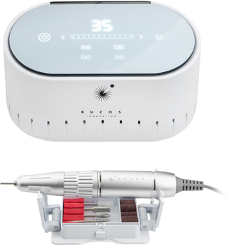 Фрезер для манікюру BUCOS Nail Drill X3 PRO (65W/35000 об.) WHITE PEARL