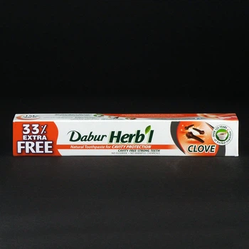 Зубна паста без фторау Дабур Гвоздика Dabur Herb’l Glove 100 г
