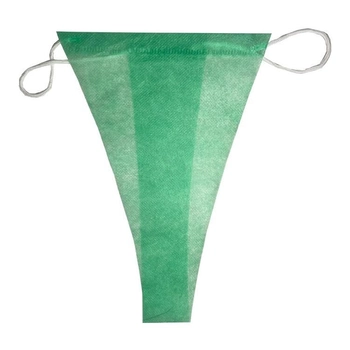 Трусики-стрінги Monaco Style, розмір S/M, зелені (50 шт.), спанбонд