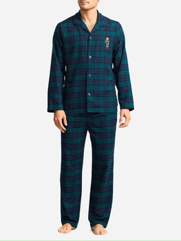 Piżama (koszula + spodnie) męska bawełniana Polo Ralph Lauren PRL714915985001 L Zielona (3616858035322)