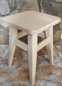 Табурет кухонний 45*30, натуральний бук